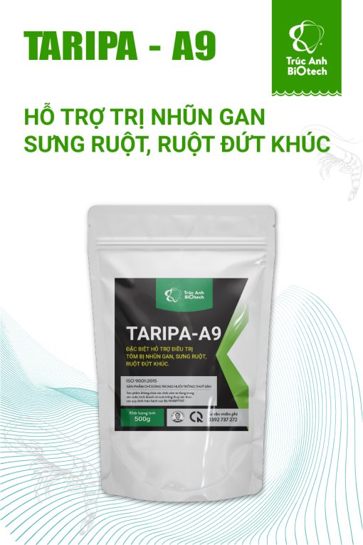 TARIPA - A9 hỗ trợ trị nhũn gan, tôm sưng ruột, ruột đứt khúc