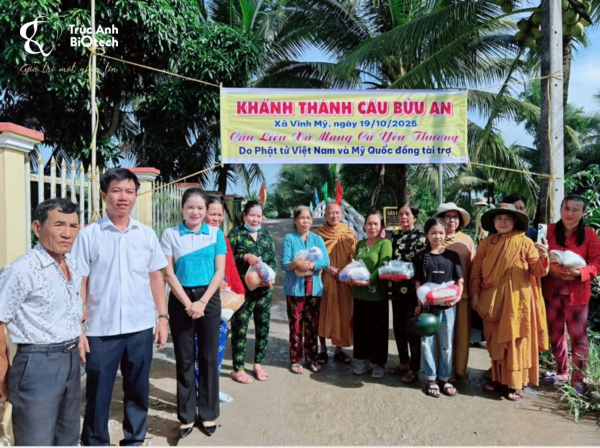 Công ty Trúc Anh vinh dự đồng hành khánh thành cầu Bửu An